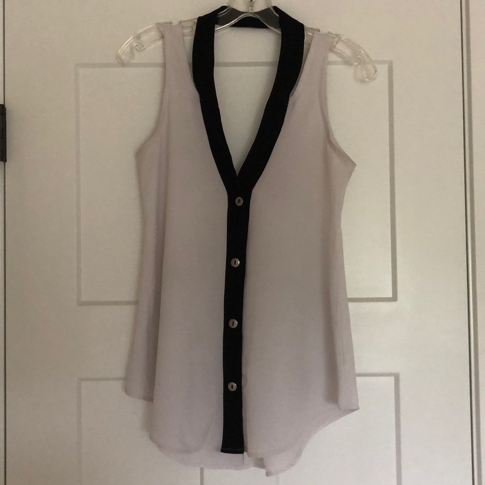 Black & White Tank Top